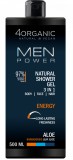 Gel de dus 3 in 1 Energy Men Power, 500ml, 4Organic