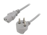 Cablu Alimentare IEC C13 mamă 3x0,75mm2 ștecher unghi PVC