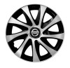 Set 4 capace roti Drift exrta Gri-Negru R15 pentru gama auto Nissan, Autohelix MSA