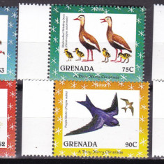 Grenada 1998 fauna pasari Craciun MI 3808-3813 MNH