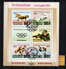 Timbre Coreea Nord, 1983 | Jocurile Olimpice Los Angeles &#039;84 - Olimpiadă | aph