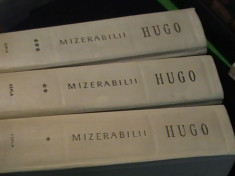 MIZERABILII- VICTOR HUGO-3 VOL-1=569 PG- 2=582 PG- 3=551 PG-TRAD.LUCIA DEMETRIOS foto