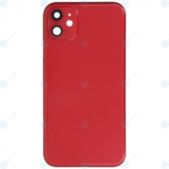 Capac baterie incl. cadru (fără logo) roșu pentru iPhone 11 foto