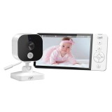 Video Baby Monitor PNI BM500 ecran 5 inch wireless 2.4 Ghz, senzor temperatura, VOX, vedere nocturna
