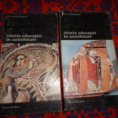 Istoria educatiei in antichitate - Henri Irenee Marrou / 2 volume