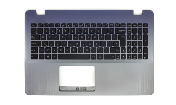 Carcasa superioara cu tastatura palmrest Laptop, Asus, VivoBook 15 X542B, X542BA, X542BP, X542U, X542UA, X542UAP, X542UAR, X542UF, X542UN, 90NB0F22-R3
