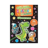 Cumpara ieftin Colour And Sticker By Numbers Dinosaurs (Csa Class(...)