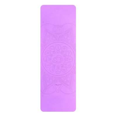 Saltea Yoga pentru adulti, ecologica - Cloud, mov foto