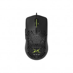 Mouse gaming Delux M700 cu fir, RGB, 5000 DPI, 7 Butoane, Negru foto