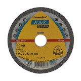 Disc debitare inox, Klingspor A 36 R Supra, 125 x 22.23 x 2 mm