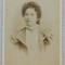 Portret de tanara domnisoara// CDV M. Wandelmann Berlad, Barlad