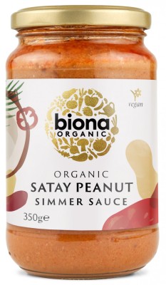 Sos Satay cu crema de arahide bio 350g Biona foto