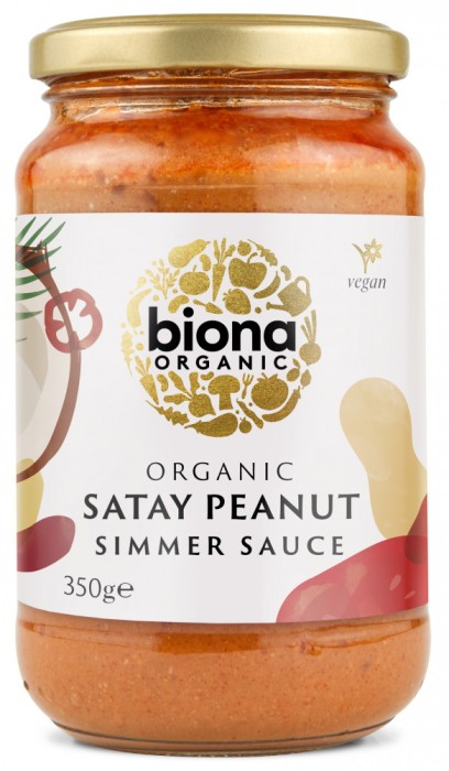 Sos Satay cu crema de arahide bio 350g Biona