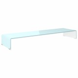 Stativ TV/Suport monitor, sticla, verde, 110 x 30 x 13 cm