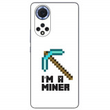 Husa compatibila cu Huawei Nova 9 Silicon Gel Tpu Model Minecraft Miner