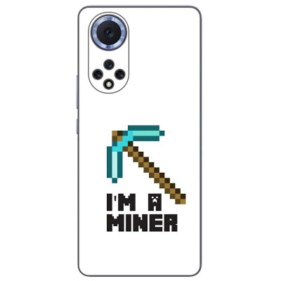 Husa compatibila cu Huawei Nova 9 Silicon Gel Tpu Model Minecraft Miner foto