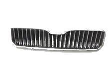 Grila radiator Skoda Superb (3T), 06.2013-07.2015, Completa, Cu Rama Cromata, Cromat/Negru, 3T0853607B; 3T0853668C foto