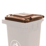Capac maro pentru container de gunoi de 120 litri