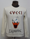 Tricou GUCCI Donald Duck, S/M, Bumbac, Alb