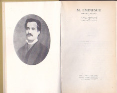 M. EMINESCU - OPERE ALESE VOL 1 ( EDITIE CRITICA PERPESSICIUS ) foto