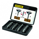 Set 4 extractoare suruburi Top Master Pro, 1/4 inch