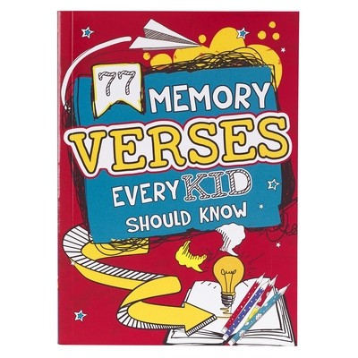 Book Softcover 77 Memory Verses Every Kid Should Know foto