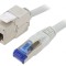 Prelungitor RJ45 S/FTP CAT6a LSZH Gri 10m