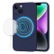 Husa silicon iPhone 14 Techsuit SoftFlex MagSafe, bleumarin