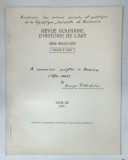 REVUE ROUMAINE D'HISTOIRE DE L'ART , A ROMANIAN SCULPTOR IN AMERICA , TOME XII by GEORGE P. NEDELCU , 1975
