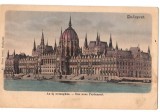 CPIB 16735 CARTE POSTALA - BUDAPESTA, PARLAMENTUL, GANZ ANTAL, VECHE, Necirculata, Printata