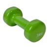 Gantera Fitness 3 kg Verde Neopren - Gantera 3kg pentru Tonifiere, Aerobic, Gimnastica, Antrenament Acasa sau la Sala