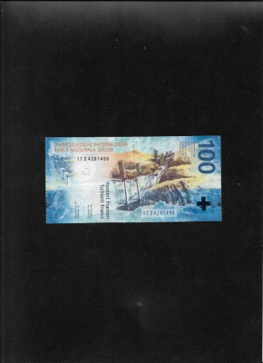 Elvetia 100 franci francs 2017 seria4281496 foto
