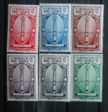 1937 SERIE VIGNETE MAREA BRITANIE INCORONARE GEORGE VI