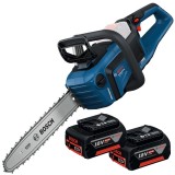 Bosch GKE 18V-40 + GBA - Drujba 40 cm 12.4 m/s + Set 2 acumulatori Li-Ion 18 V 6 Ah