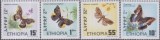 Timbre cu fluturi din Ethiopia