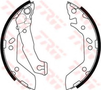 Set saboti frana HYUNDAI ACCENT II limuzina (LC) (1999 - 2006) TRW GS8684 foto