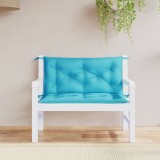 Gossi perne banca de gradina 2 buc. turcoaz 100x50x7 cm textil