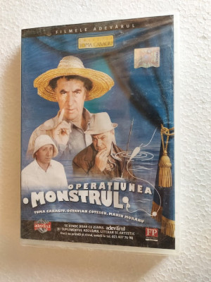 OPERATIUNEA MONSTRUL DVD SIGILAT ! TOMA CARAGIU OCTAVIAN COTESCU MARIN MORARU foto