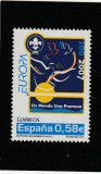 Spania 2007-Europa CEPT,Cercetasi, serie , dant,MNH,Mi.4215, Organizatii internationale, Nestampilat