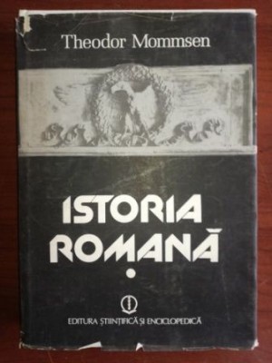 Istoria romana vol 1- Theodor Mommsen foto