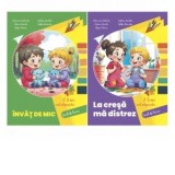 Set 2 carti Nivel anteprescolar 2-3 ani: 1. Invat de mic; 2. La cresa ma distrez (editie 2025) - Gabriela Berbeceanu, Daniela Ciobanu, Silvana Gligor,
