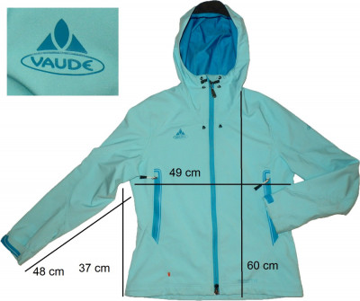 Geaca windstopper VAUDE Windproof 100, ca noua (dama 40-M) cod-218334 foto