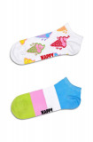Happy Socks sosete Ice Cream &amp; Stripe Low 2-pack