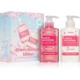 KUNDAL Honey &amp; Macadamia Cherry Blossom Edition set cadou pentru păr