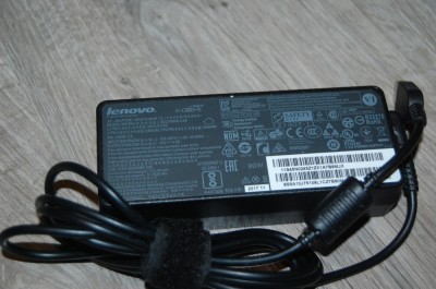 Incarcator laptop LENOVO 20W 90W 4.5A model ADLX90NLC3A mufa galbena patrata foto