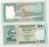 bnk bn Bangladesh 20 taka 2012 unc