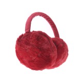 Casti de iarna simple cu blanita rosie