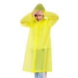 Pelerina de Ploaie, pentru Copii 100-145 cm, din EVA, Impermeabila, Inchidere cu Capse, Galben