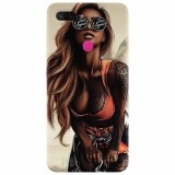 Husa silicon pentru Xiaomi Mi 8 Lite, Tattoed Girl