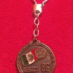 Breloc vechi fotbal - Campionatul Mondial MEXICO 1986